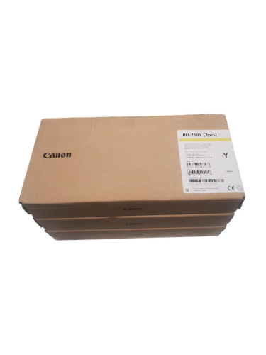Canon PFI-710Y (2357C003) 3Lü Paket Sarı Orjinal Kartuş - TX-2000 - 1