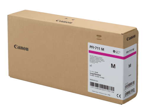 Canon PFI-711M (6848C001) Kırmızı Orjinal Kartuş - TX-3200 / TX-4200 - 1