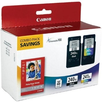 Canon PG-240XL / CL-241XL (5206B031) Black And Color Multipack Cartridge - MX472 / MX532 (T1822)