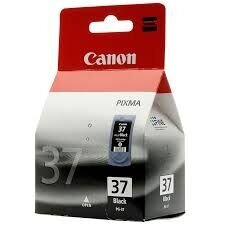 Canon PG-37 (2145B005AA) Black Original Cartridge - MP210 / MP220 (T1906) - 3
