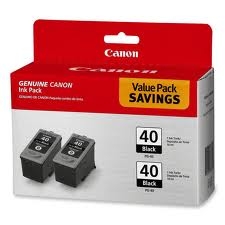 Canon PG-40 (0615B013) Dual Economic Pack Original Cartridge - iP1200 / iP1300 (T2076)
