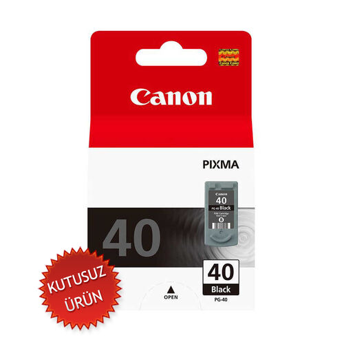 Canon PG-40 (0615B025AA) Black Original Cartridge - iP1200 / iP1300 (Without Box) (T12302) 