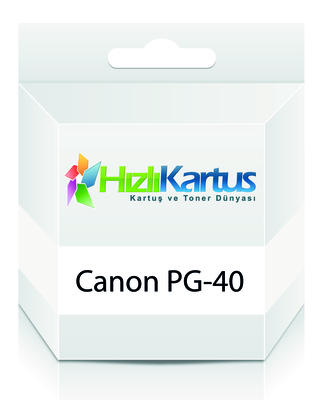 CANON - Canon PG-40 (0615B025AA) Siyah Muadil Kartuş - iP1200 / iP1300 (T268)