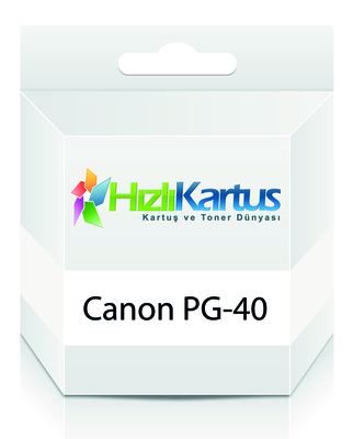 Canon PG-40 (0615B025AA) Siyah Muadil Kartuş - iP1200 / iP1300 (T268) - CANON