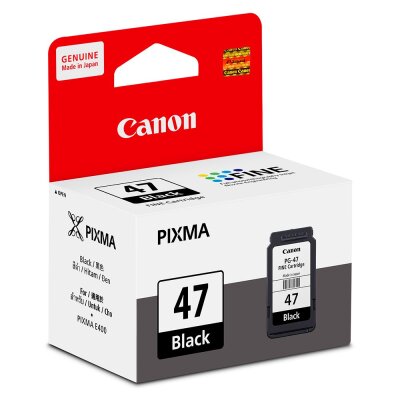 Canon PG-47 (9057B001AA) Siyah Orjinal Kartuş - E400 / E460 - 2