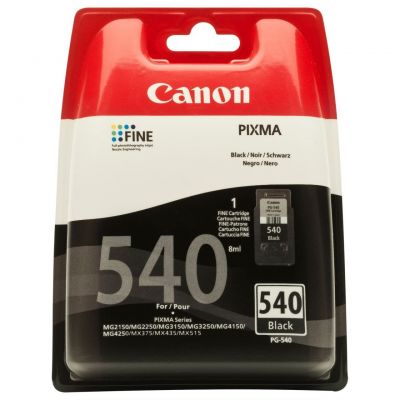 Canon PG-540 (5225B005) Black Original Cartridge - MG2150 / MG3150 (T1840)