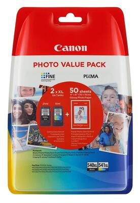 CANON - Canon PG-540XL / CL-541XL (5222B013) Twin Pack Original Cartridge - MG2150 / MG3150 (T13050)