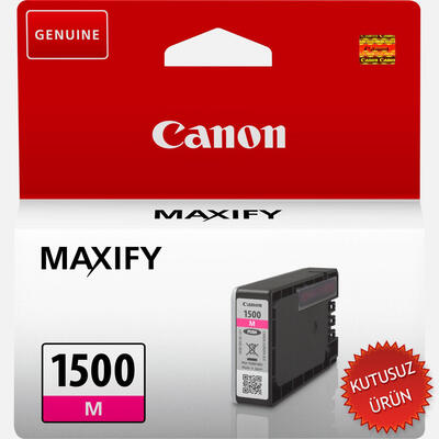 Canon PGI-1500M (9230B001AA) Magenta Original Cartridge - MB2050 / MB2350 (Without Box) (T13400) - CANON