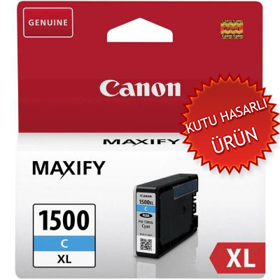 CANON - Canon PGI-1500XL (9193B001) Cyan Original Cartridge - MB2050 / MB2350 (Damaged Box)