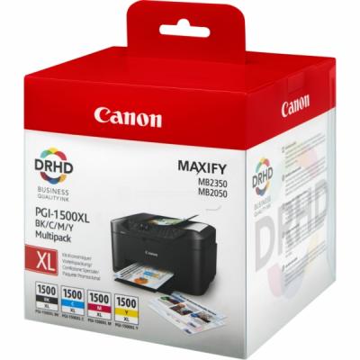 CANON - Canon PGI-1500XL BKCMY (9182B004) Multipack 4Pk Cartridge - MB2050 / MB2350 (T9863)