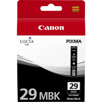 CANON - Canon PGI-29MBK (4868B001) Mat Siyah Orjinal Kartuş - Pixma Pro 1 (T7102)