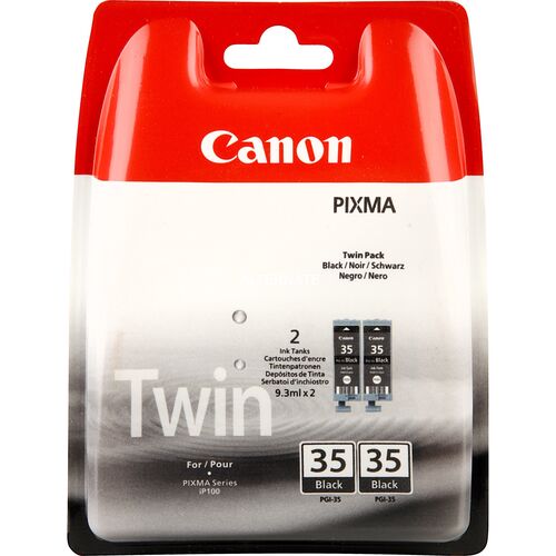 Canon PGI-35 / PGI-35 (1509B012AA) Twin Pack Original Cartridge - iP100 (T13043)