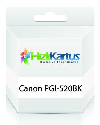 Canon PGI-520BK (2932B004AA) Siyah Muadil Kartuş - MP540 / MP620 (T15568) - CANON
