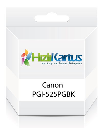 Canon PGI-525PGBK (4529B001) Siyah Muadil Kartuş - MG6150 / MG5150