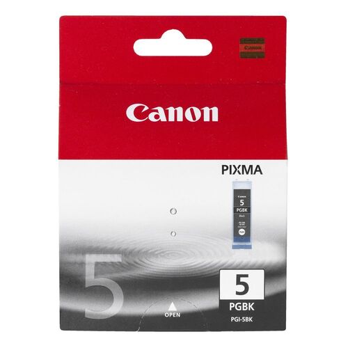 Canon PGI-5BK (0628B024AA) Siyah Orjinal Kartuş - IP3300 / IP4200 (T2247) - 1