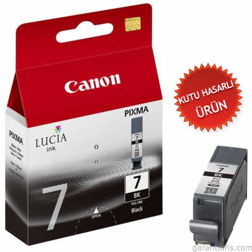 Canon PGI-7BK (2444B001AA) Black Original Cartridge - IX7000 / MX7600 (Without Box) (T7924)