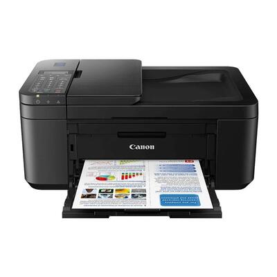 CANON - Canon Pixma E4240 (2985C009AA) Fotokopi + Tarayıcı + Faks + Wi-Fi + Renkli Çok Fonksiyonlu Mürekkep Püskürtmeli Yazıcı (T16117)