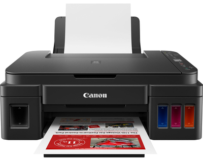 CANON - Canon Pixma G3410 (2315C009) + Fotokopi + Tarayıcı + Wi-Fi + Renkli Tanklı Yazıcı