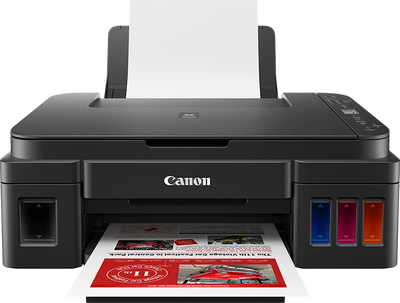 CANON - Canon Pixma G3411 (2315C025) + Fotokopi + Tarayıcı + Wi-Fi + Renkli Tanklı Yazıcı (T13443)