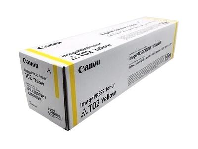 Canon T02 (8532B001) Yellow Original Toner - ImagePress C8000VP / C10000VP (T13150) - CANON