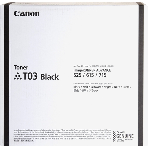 Canon T03 (2725C001) Siyah Orjinal Toner - DX-527i / DX-617i