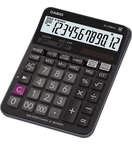 Casio DJ-120D Plus 12 Digit Desktop Calculator