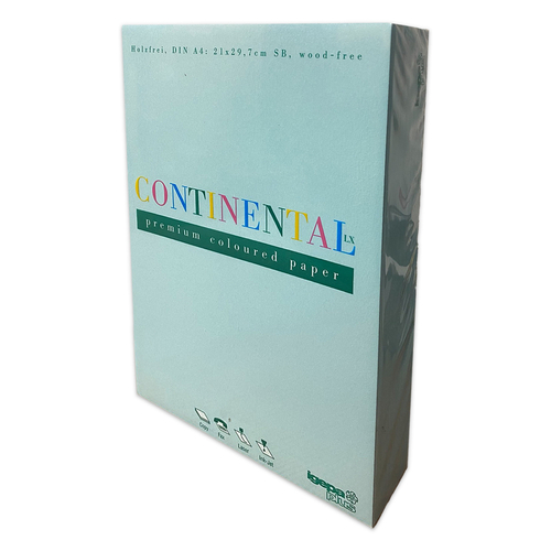 Continental Lx A4 Light Blue Photocopy Paper 80g/m² 1 Pack (500 Pieces)