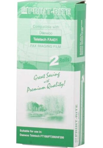 Daewoo FA-401 FT200IR Muadil Faks Termal Rulo 2'li Paket (T1080) - 1