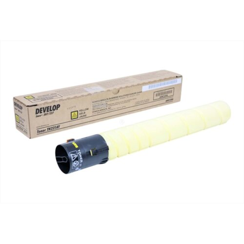 Develop TN-221AY (A8K32DA) Sarı Orjinal Toner - Ineo+ 227 / Ineo+ 287 - 1