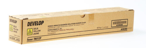 Develop TN-512AY (A33K2DC) Sarı Orjinal Toner - ineo+ 454 - 1