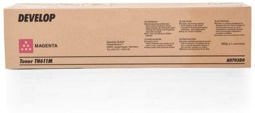Develop TN-611M (A0703D0) Magenta Original Toner - Ineo +451 / +550 - 1