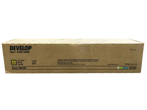 Develop TN-622 Yellow Original Toner - Ineo +1085 / +1100 - 1