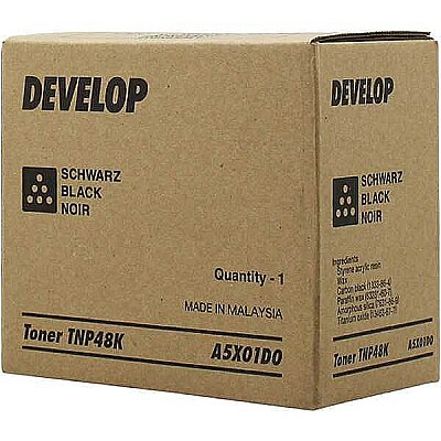Develop TNP-48K (A5X01D0) Black Original Toner - Ineo +3350 / +3850 - 2
