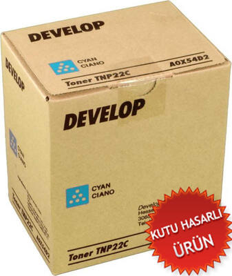 DEVELOP - Develop TNP-22C Cyan Original Toner - Ineo 35+ (Damaged Box)