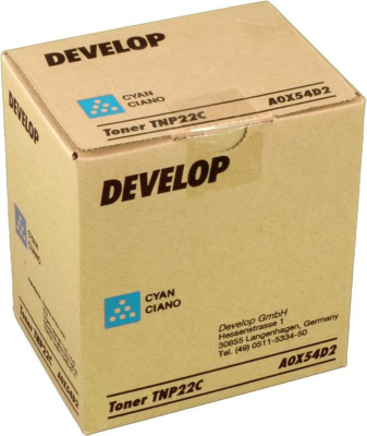 DEVELOP - Develop TNP-22C Cyan Original Toner - Ineo 35+