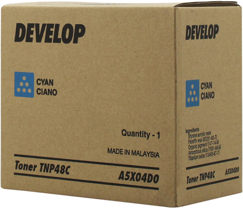 Develop TNP-48C Cyan Original Toner - Ineo +3350 / +3850