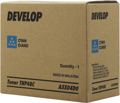 Develop TNP-48C Cyan Original Toner - Ineo +3350 / +3850 - DEVELOP