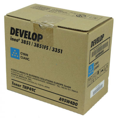 DEVELOP - Develop TNP-49C Cyan Original Toner - Ineo +3851 / +3851FS