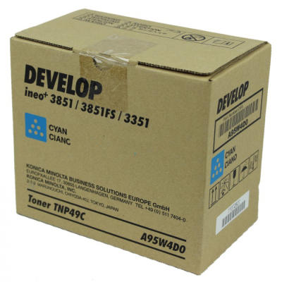 Develop TNP-49C Mavi Orjinal Toner - Ineo +3851 / +3851FS (T9614) - DEVELOP