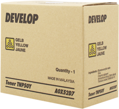 DEVELOP - Develop TNP-50Y Yellow Original Toner - Ineo +3100