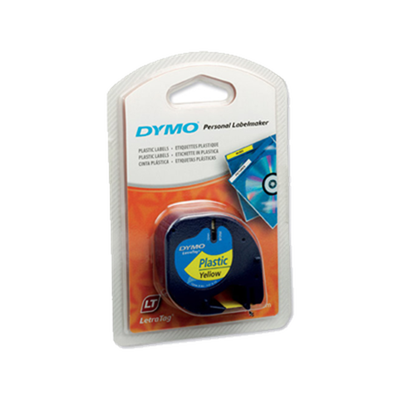 Dymo 91202 Sarı Orjinal Şerit 12mm x 4m (T13275) - DYMO