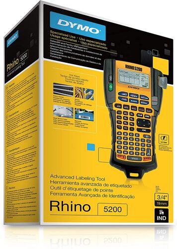 Dymo Rhino PRO 5200 Taşınabilir Endüstriyel Etiketleme Makinesi (T16428)