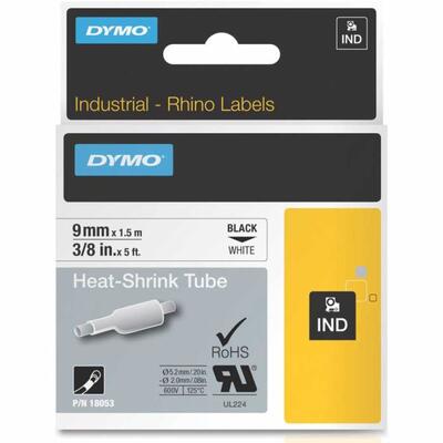 DYMO - Dymo RhinoPro 18053 White-Black Strip 24mm x 5.5m