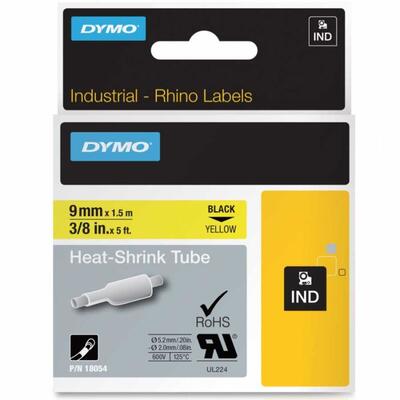 Dymo RhinoPro 18054 Sarı-Siyah 9 mm x 1.5 m Orjinal Şerit (T16358) - DYMO