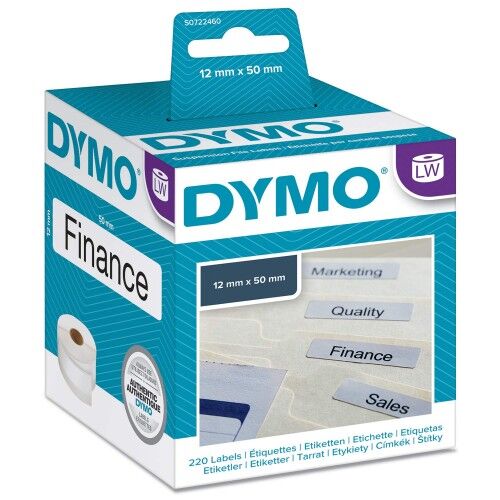 Dymo S0722460 Label Writer Hanging File Label - 50x12 mm