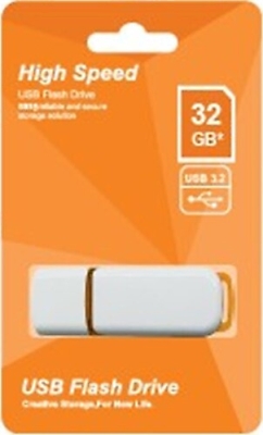 Elba 32GB Plastik Beyaz-Turuncu 3.2 USB Flash Bellek - Elba