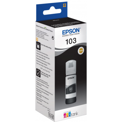 EPSON - Epson C13T00S14A (103) Black Original Ink Cartridge - L1110