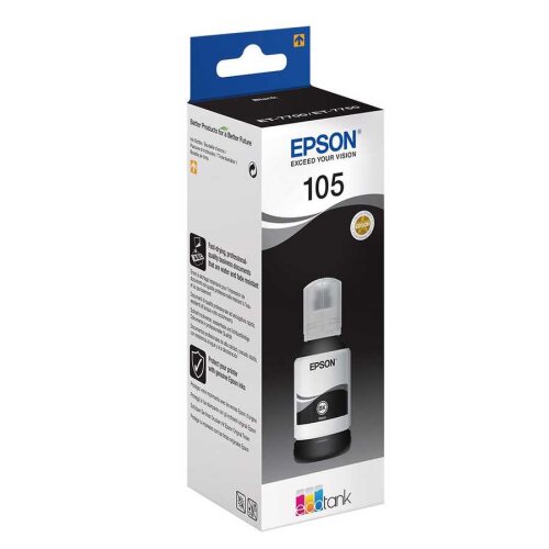 Epson C13T00Q140 (105) Siyah Orjinal Mürekkep Kartuş - L7160 (T12693) - 2