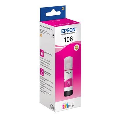 EPSON - Epson C13T00R340 (106) Kırmızı Orjinal Mürekkep Kartuş - ET-7700 (T12699)
