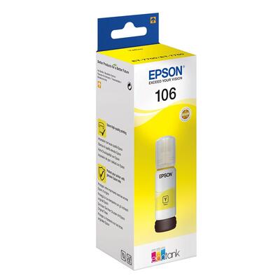 EPSON - Epson 106 C13T00R440 Sarı Orjinal Mürekkep Kartuş - ET-7700 / ET-7750